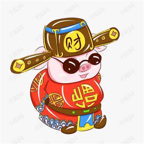 2019猪年吉祥物素材图片免费下载_高清psd_千库网(图片编号11120085)