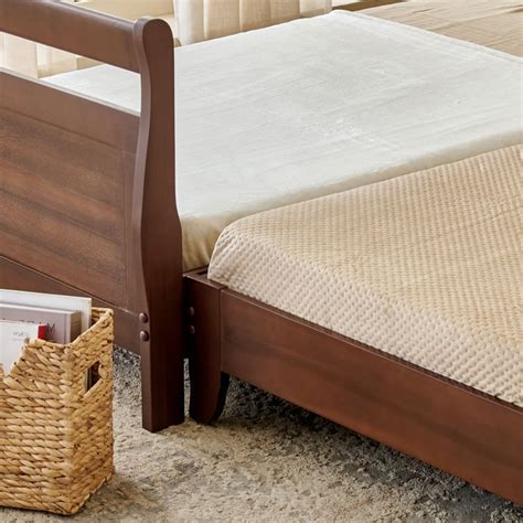 Buy Costa Mahogany Wood 3-Seater Day Bed - Walnut from Home Centre at ...