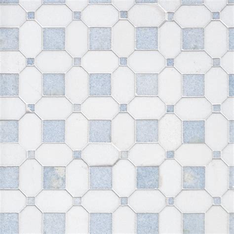 Thassos Blue Celeste Basket Weave Marble Mosaic | Marble mosaic, Tiles ...