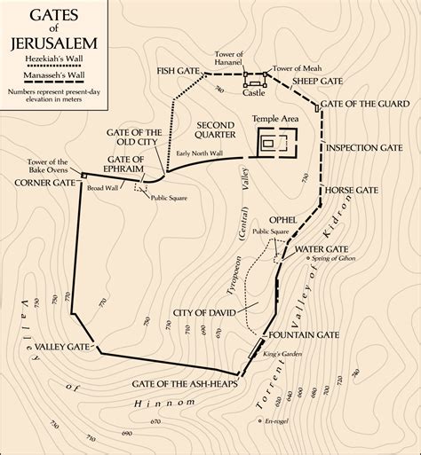 12 Gates Of Jerusalem Map Map Of Jerusalem