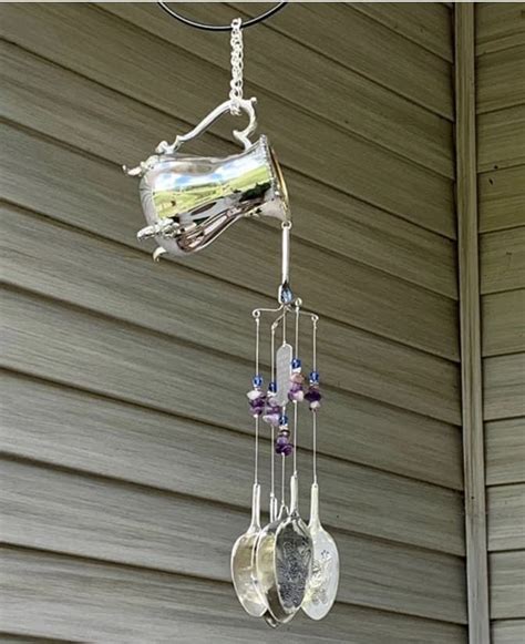 DIY Wind Chime with Cups and Spoons