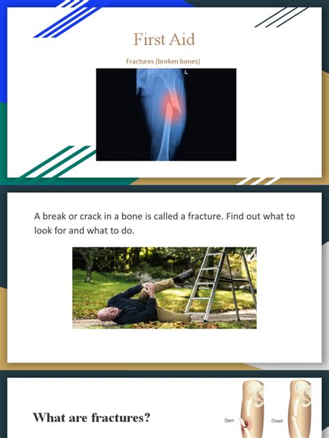 First Aid Broken Bone | PDF | Fracture | Wound