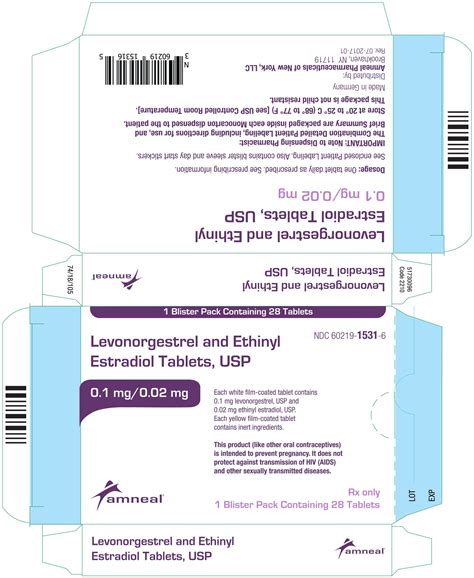 Levonorgestrel and Ethinyl Estradiol: PI - Drugs.com