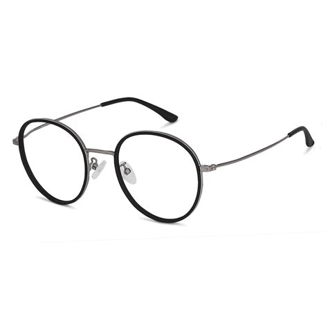 Buy Black Gunmetal Black Full Rim Round Vincent Chase SG Essentials VC ...