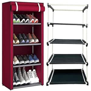 TURBOMAX® 4-Layers Shoe Rack for Home, Bedroom, Living Room, Shoes Rack ...