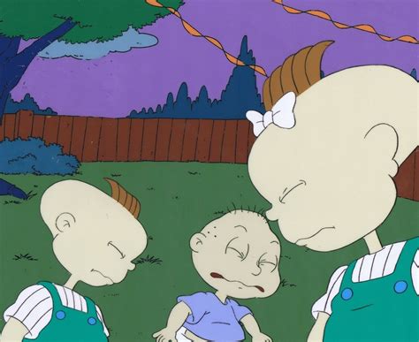 Rugrats Original 1990's Production Cel Animation Art Tommy Twins ...