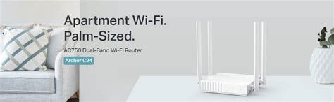 TP-Link Archer C24 AC750 Mbps Dual-Band, WiFi Wireless Router | Multi ...