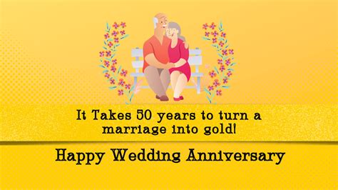 Happy 50th Wedding Anniversary Wishes and Messages