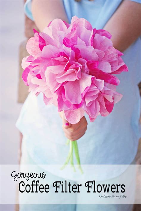 Coffee Filter Flower Pattern Peony Coffee Filter Flowers Tutorial
