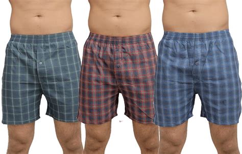 Buy Raploch Men's Super Combed Cotton Checkmate Boxer Shorts for Men ...