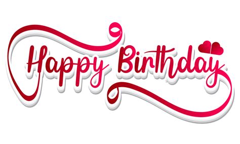 Happy birthday design with heart background 29103500 PNG