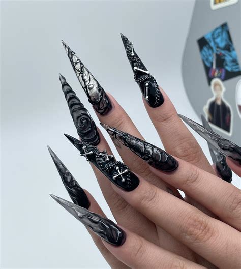 25 Latest Gothic Nail Ideas To Try In 2024!