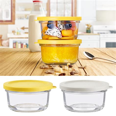 Glass Bowls with Lids - Salad Bowl Food Storage Containers, Glass ...