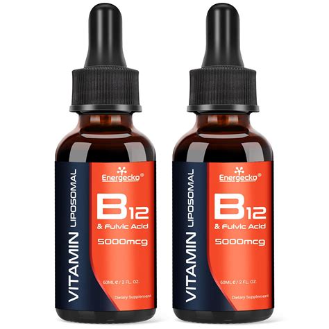 Buy Liposomal B12 Sublingual 5000 mcg Maximize Absorption, B12 s Liquid ...