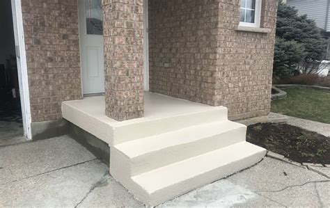 Concrete Porch Renovation, Steps Repair Gallery - WATERLOO RAILINGS