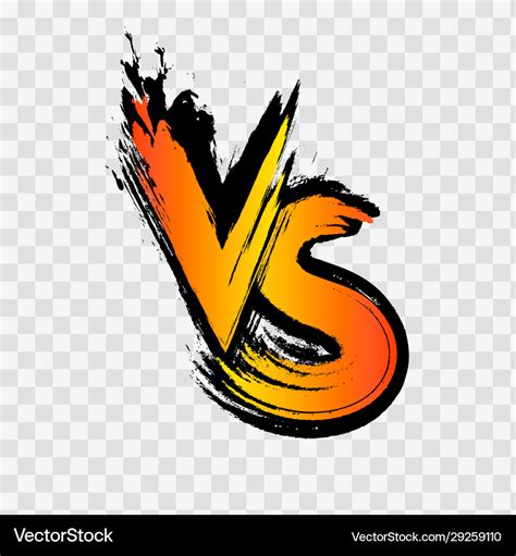 VS versus letras icono vectorial aislado sobre fondo blanco. VS versus ...