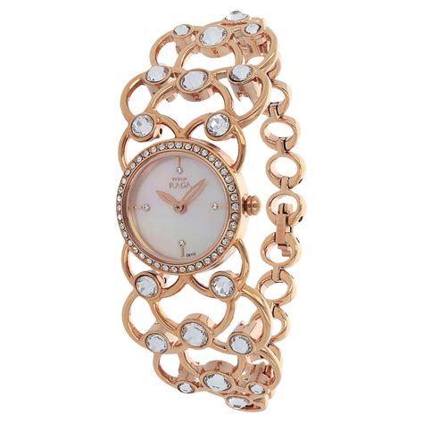 Buy Online Titan Quartz Analog Mother of Pearl Dial Metal Strap Watch ...