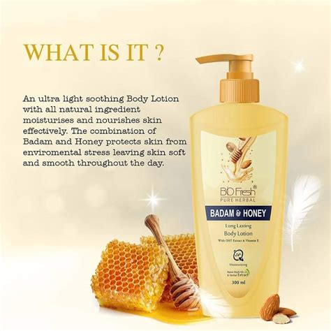 Buy Biofresh Badam & Honey Long Lasting body Lotion | HITBAZAR