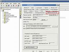 ad console additional account info tab in ad users and computers ad console additional account info tab in ad users and computers