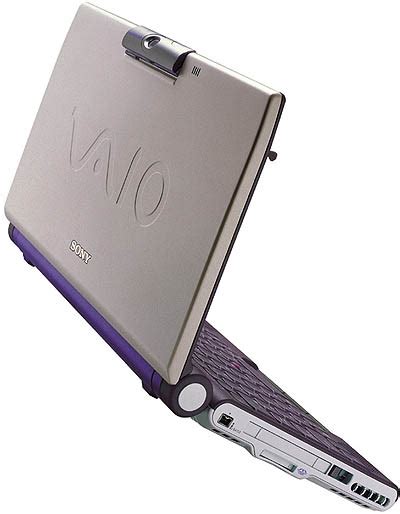 Sony Vaio subnotebook met Crusoe TM5600 proc - Tweakers