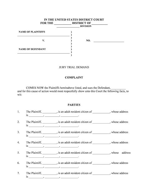 JURY TRIAL DEMAND Form - Fill Out and Sign Printable PDF Template ...