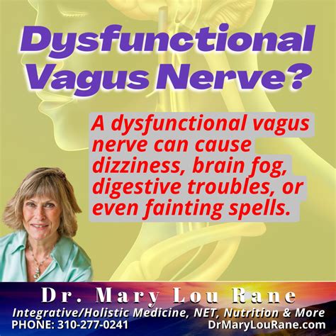 Dysfunctional Vagus Nerve? - Dr. Mary Lou Rane - Neuro Emotional Technique in Los Angeles