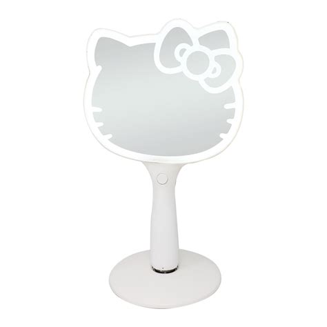 Hello Kitty Led Handheld Makeup Mirror With Standing Base – Impressions ...