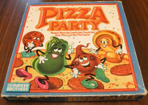 Pizza Party Board Game Pieces
