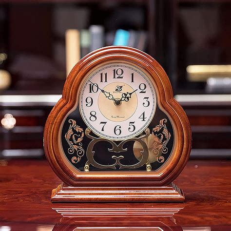 KOYLUZ Mantel Clocks Silent Decorative Battery Operated Desk Clocks ...