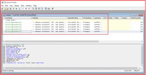 Database Engine Program 的图像结果