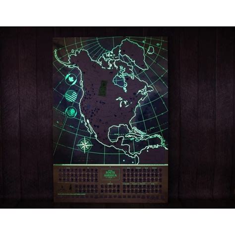 Купить Скретч-карта Северной Америки «My map, North America edition» по ...