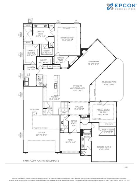 Provenance Floor Plan | Epcon Communities