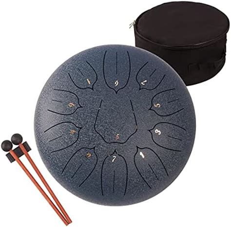 LOMUTY Steel Tongue Drum - 11 Notes 12 inches - Percussion Instrument ...