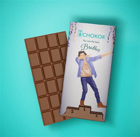 CHOKOR Best Brother - White Chocolate Bar