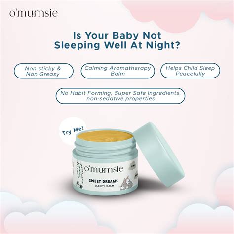 Omumsie Baby Sleep Balm- 50 gm – The Mom Store
