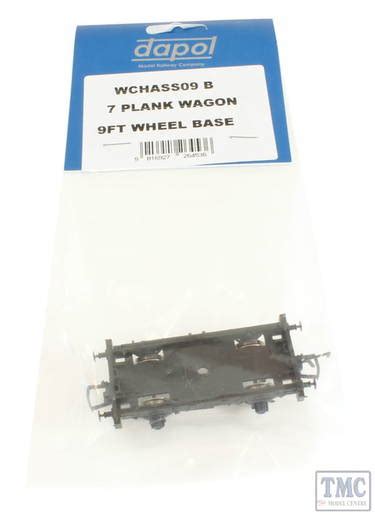 WCHASS09B Dapol 9ft Wheelbase Chassis for 7 Plank Wagon