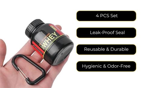 Serveuttam Whey Protein Powder Container Keychain - Easy to Carry ...