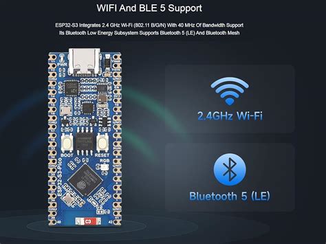 Waveshare ESP32-S3 Development Board 2.4GHz Wi-Fi + Bluetooth India | Ubuy