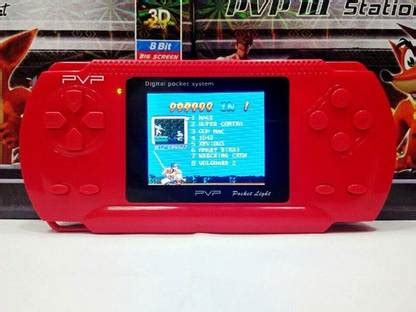 Allmusic PVP Station Light 3000 8 Bit Portable Game with Built-in Games ...