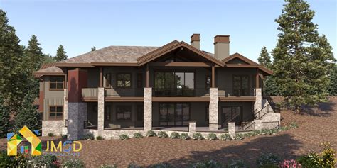 3D Rendering of North Elevation Visualization in Flagstaff Arizona