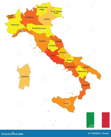 Provinces Of Italy Royalty Free Stock Photo - Image: 13050635