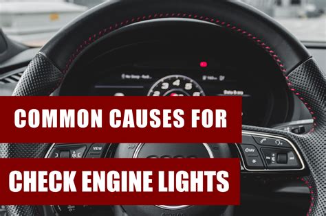 What Can Cause The Check Engine Light To Come On