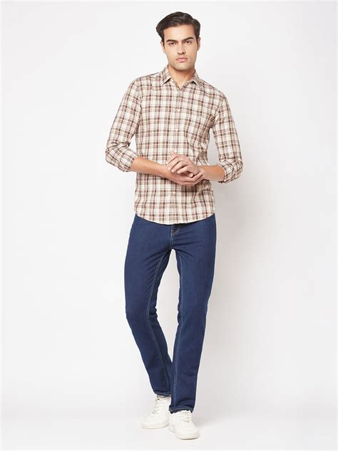 Brown Checkered Shirt