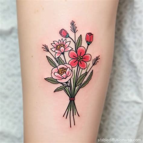 June birth flower tattoo - Bronctattooaus.com