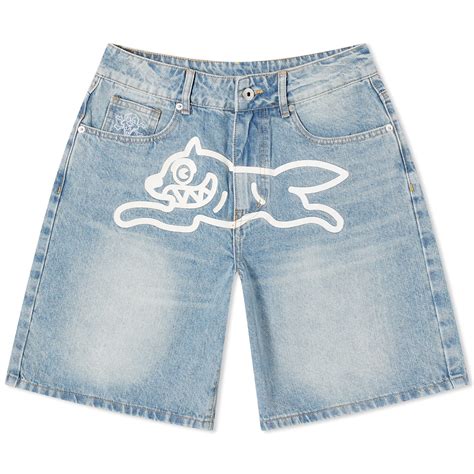 ICECREAM Running Dog Denim Shorts Washed Blue | END. (AU)