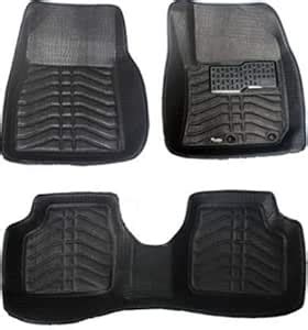 Autoflame PE Foam XPE Material 9mm 5D (Black) Car Floor Mats for Maruti ...