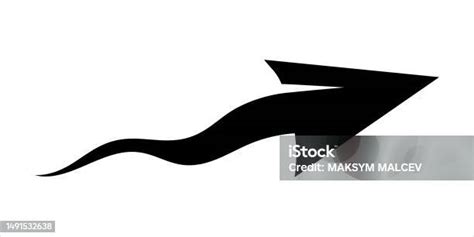 Arrow Mark Icon Modern Black Arrow Logo Vector Isolated On White ...