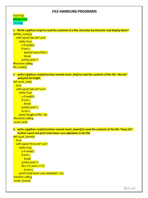 Image result for File Handling Programs