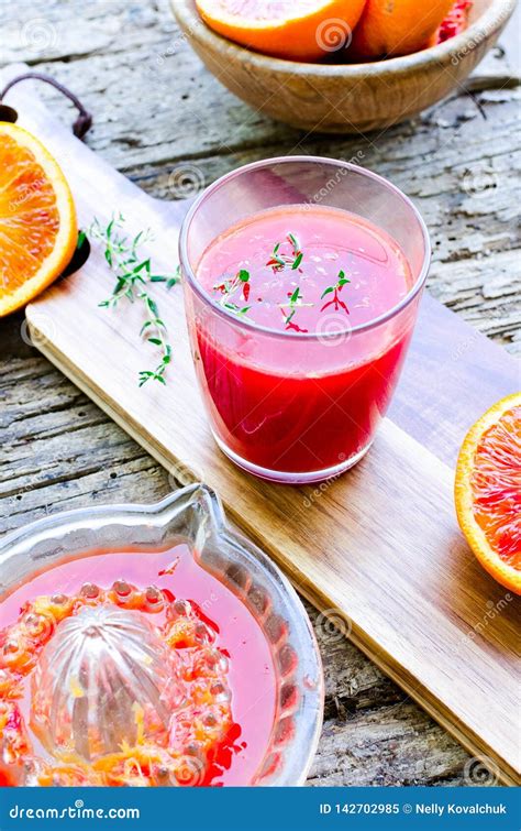 Sicilian Blood Oranges Juice Stock Image - Image of drink, homemade ...