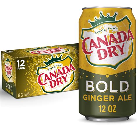 Canada Dry Bold Ginger Ale Soda, 12 fl oz cans, 12 pack - Walmart.com